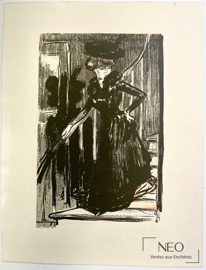Lithographie en couleurs signée van Dongen