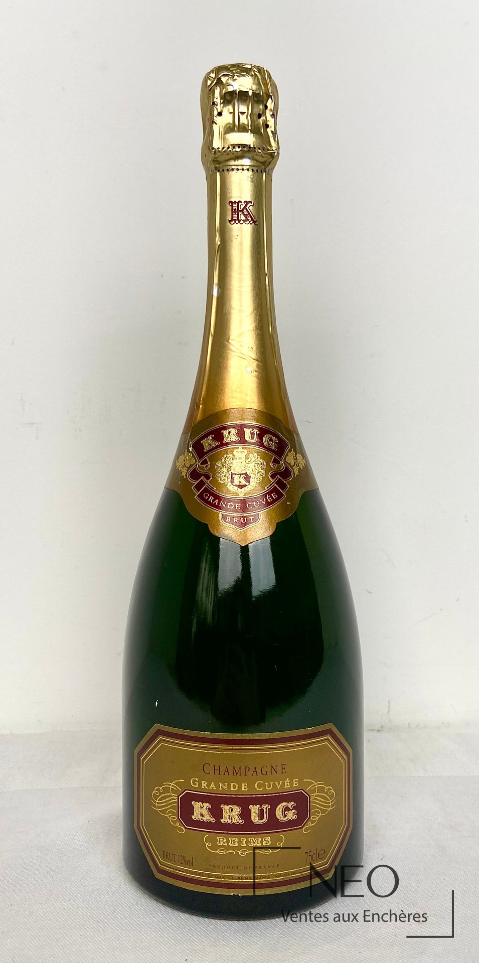 Krug Grande Cuvée Brut, bouteille de champagne