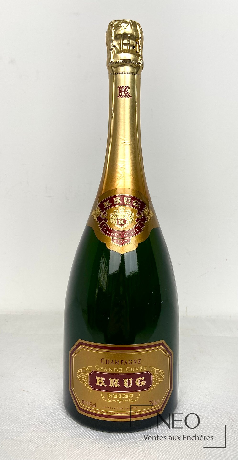 Krug Grande Cuvée Brut, bouteille de champagne