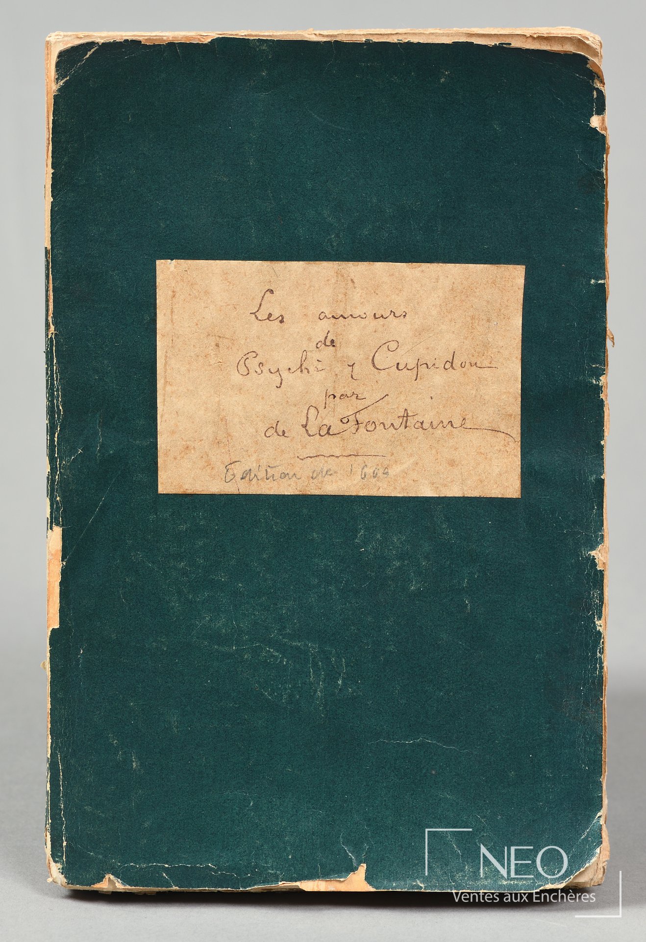 Jean de La Fontaine, Les Amours de Psiché et Cupidon, exemplaire d’éditeur, 1669