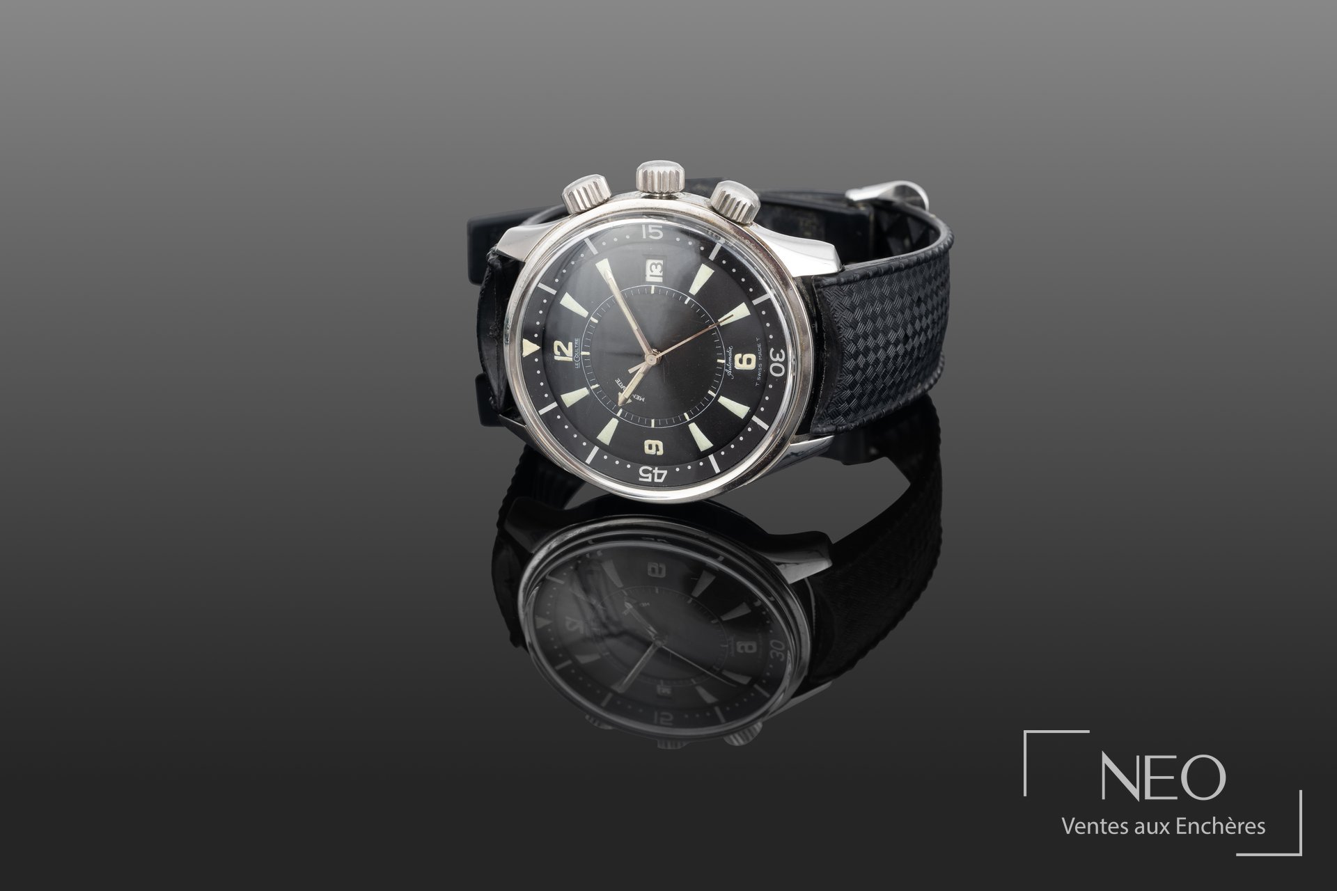Montre LeCoultre Polaris E859 de face