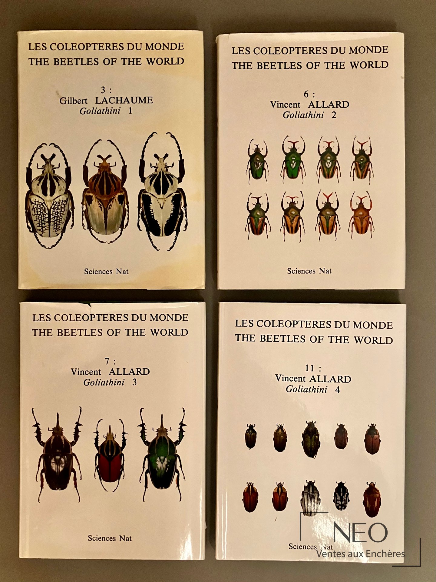Les Coléoptères du Monde, tomes 3, 6, 7 et 11