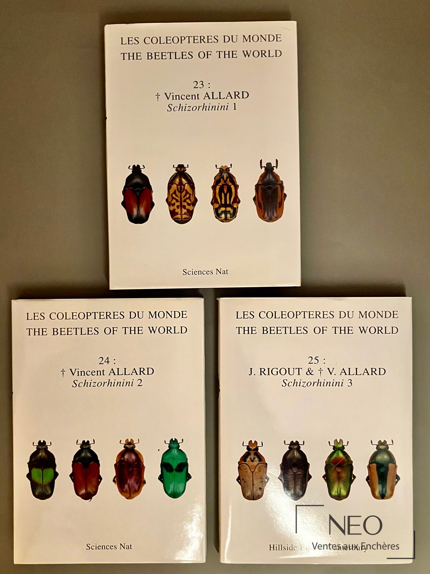 Les Coléoptères du Monde, tomes 23, 24 et 25 d’Allard