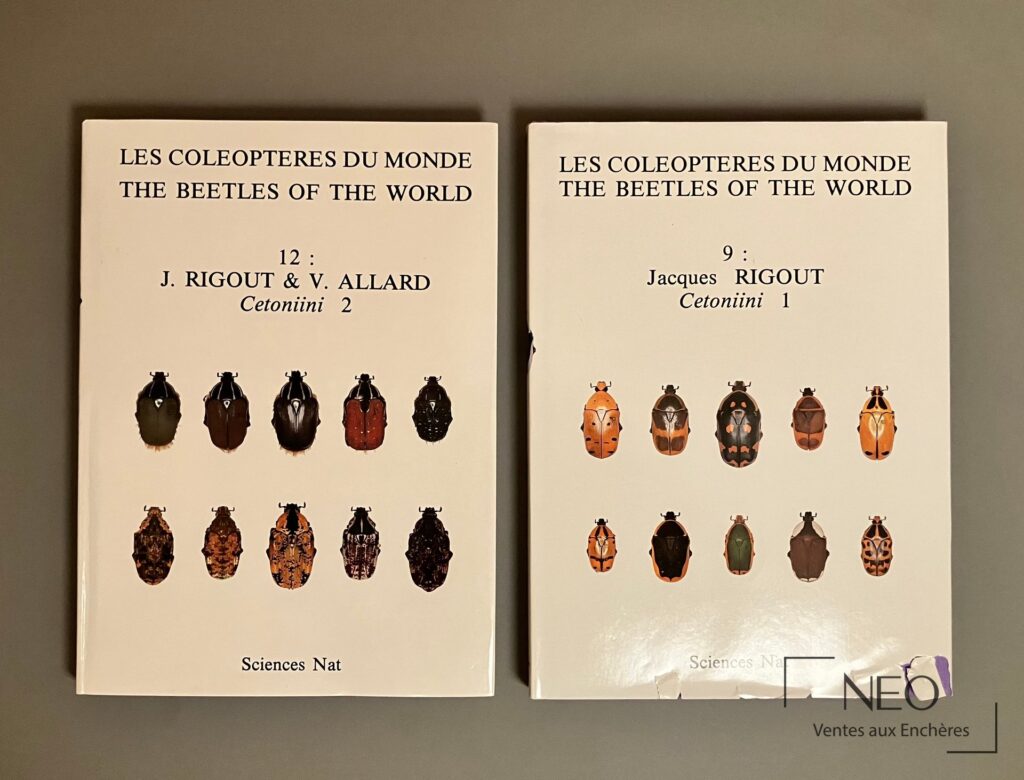 Deux tomes des Coléoptères du Monde