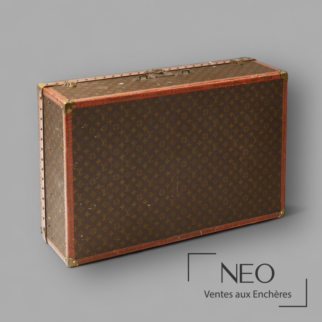 Louis Vuitton malle de voyage dite Cabine en toile monogrammée