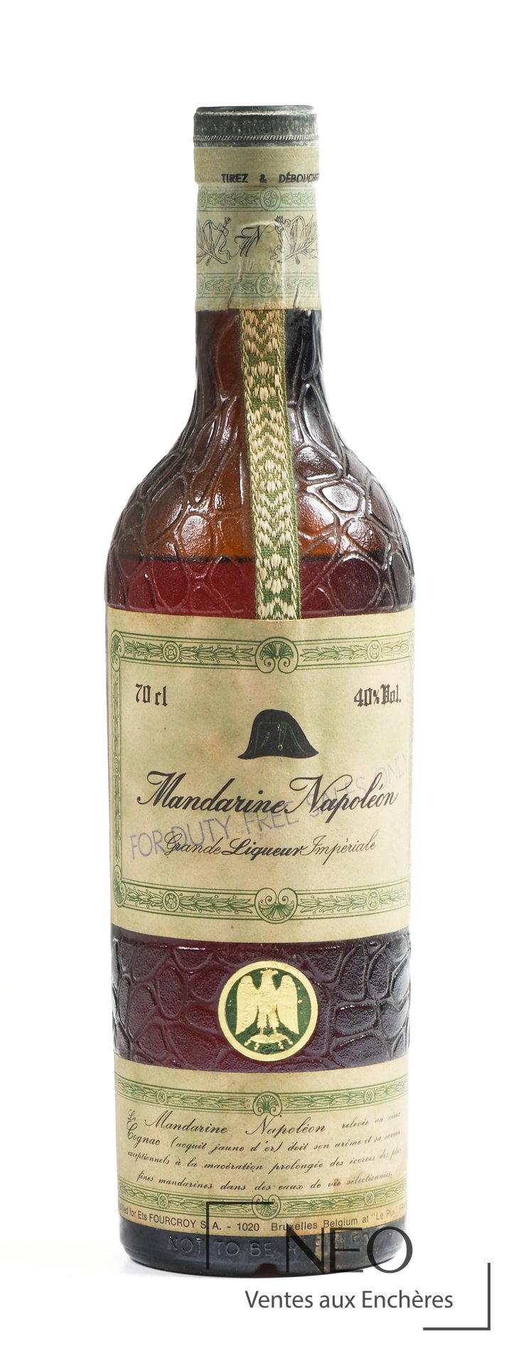Mandarine Napoléon, bouteille de grande liqueur impériale