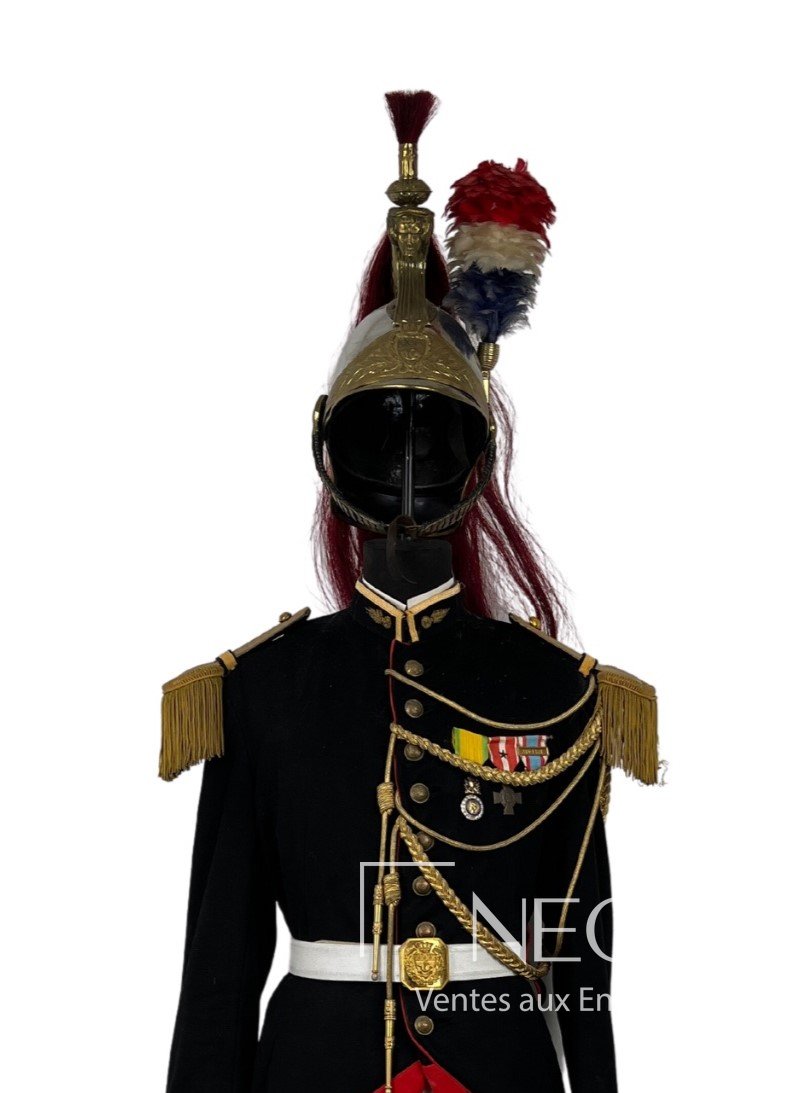 Mannequin type trompette de la garde républicaine à cheval
