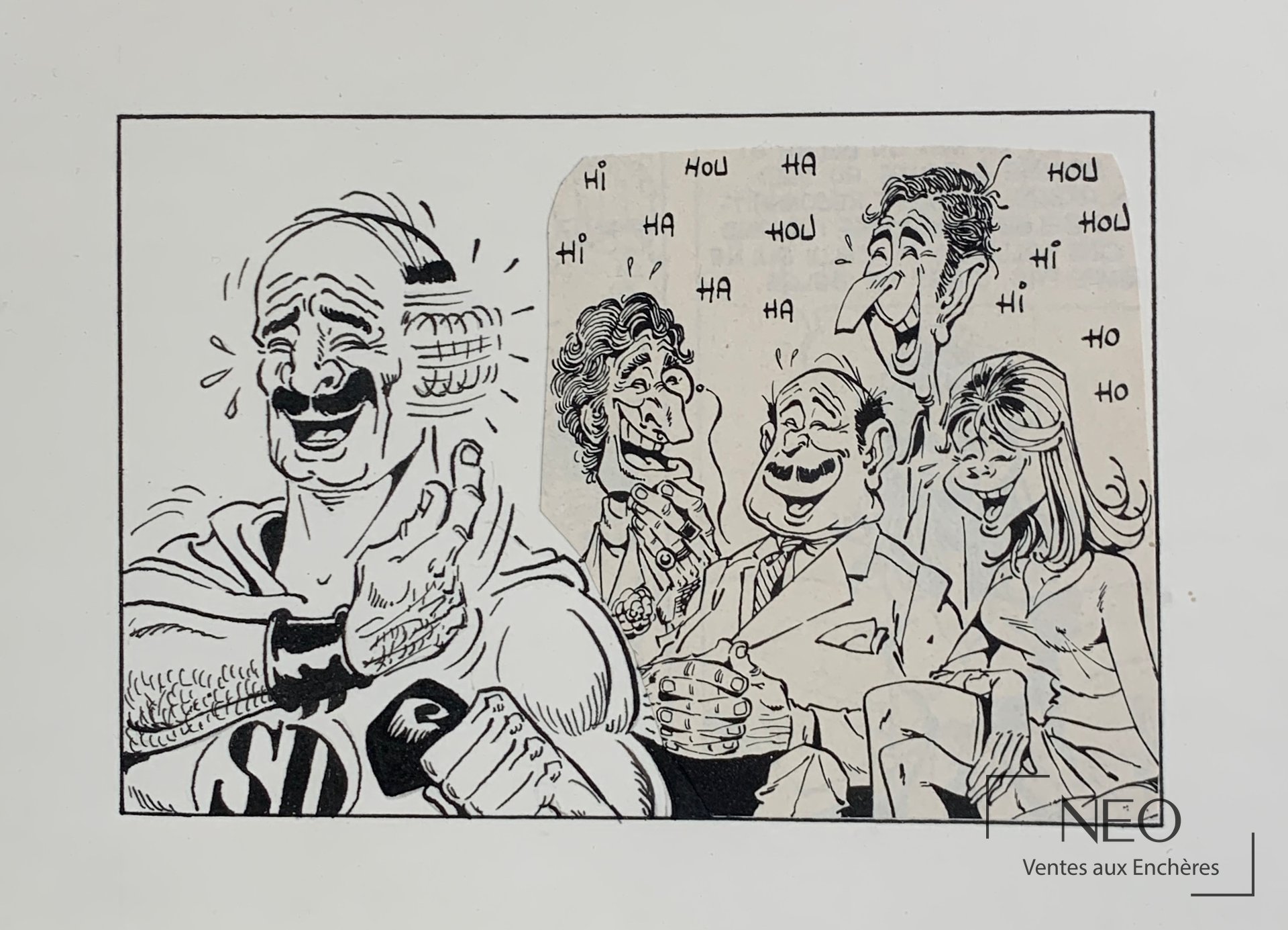 Marcel Gotlib, Superdupont, illustration publiée dans Fluide Glacial 80