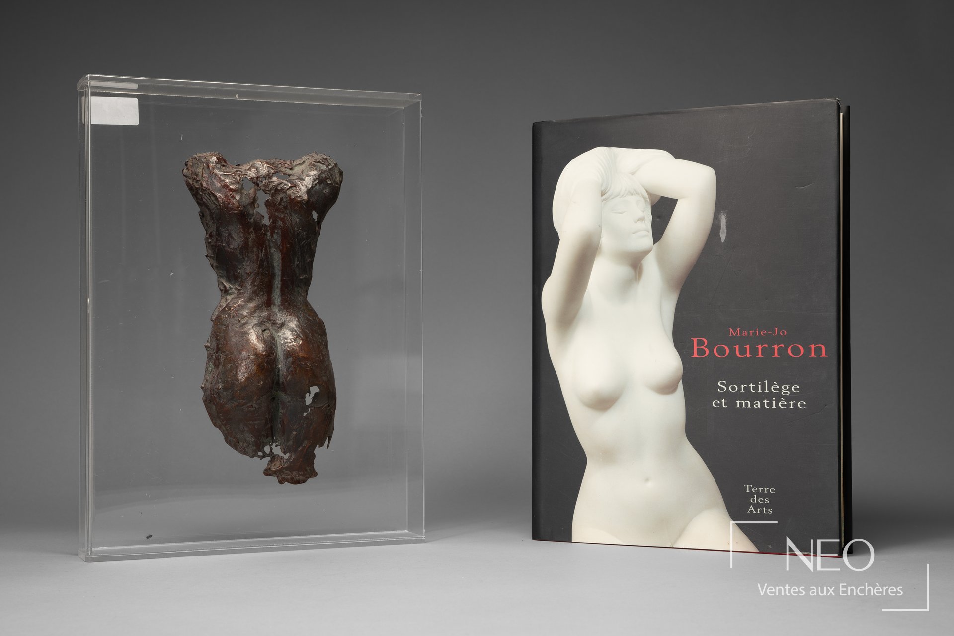 Marie-Josèphe Bourron Sortilège et matière, épreuve en bronze