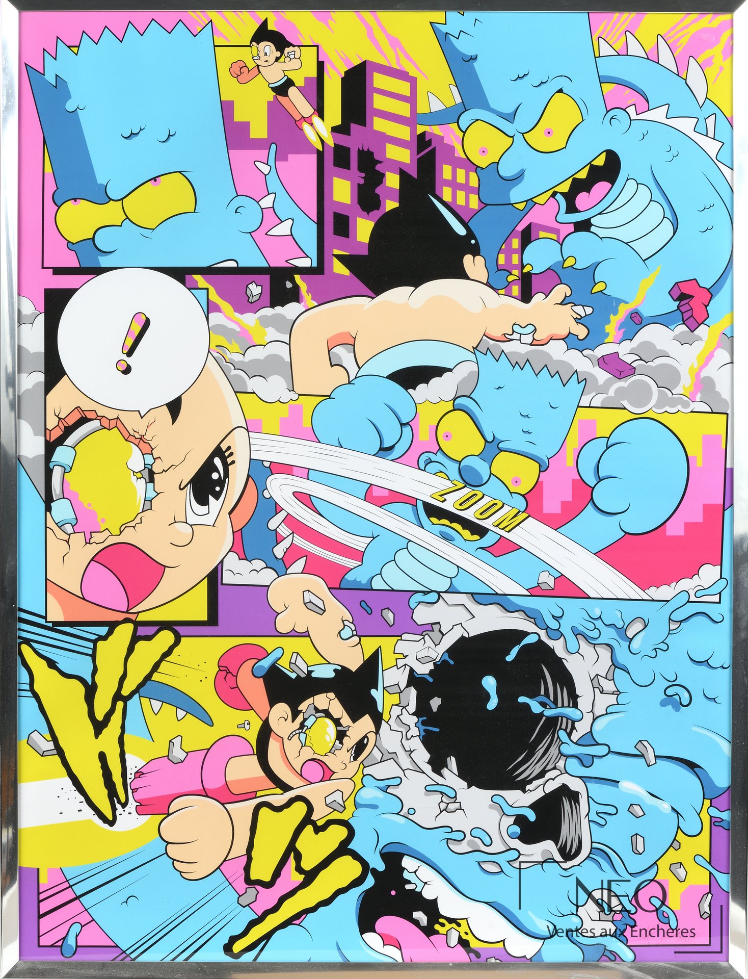 Matt GONDEK d&rsquo;après Corona, tirage giclée en couleur sur papier