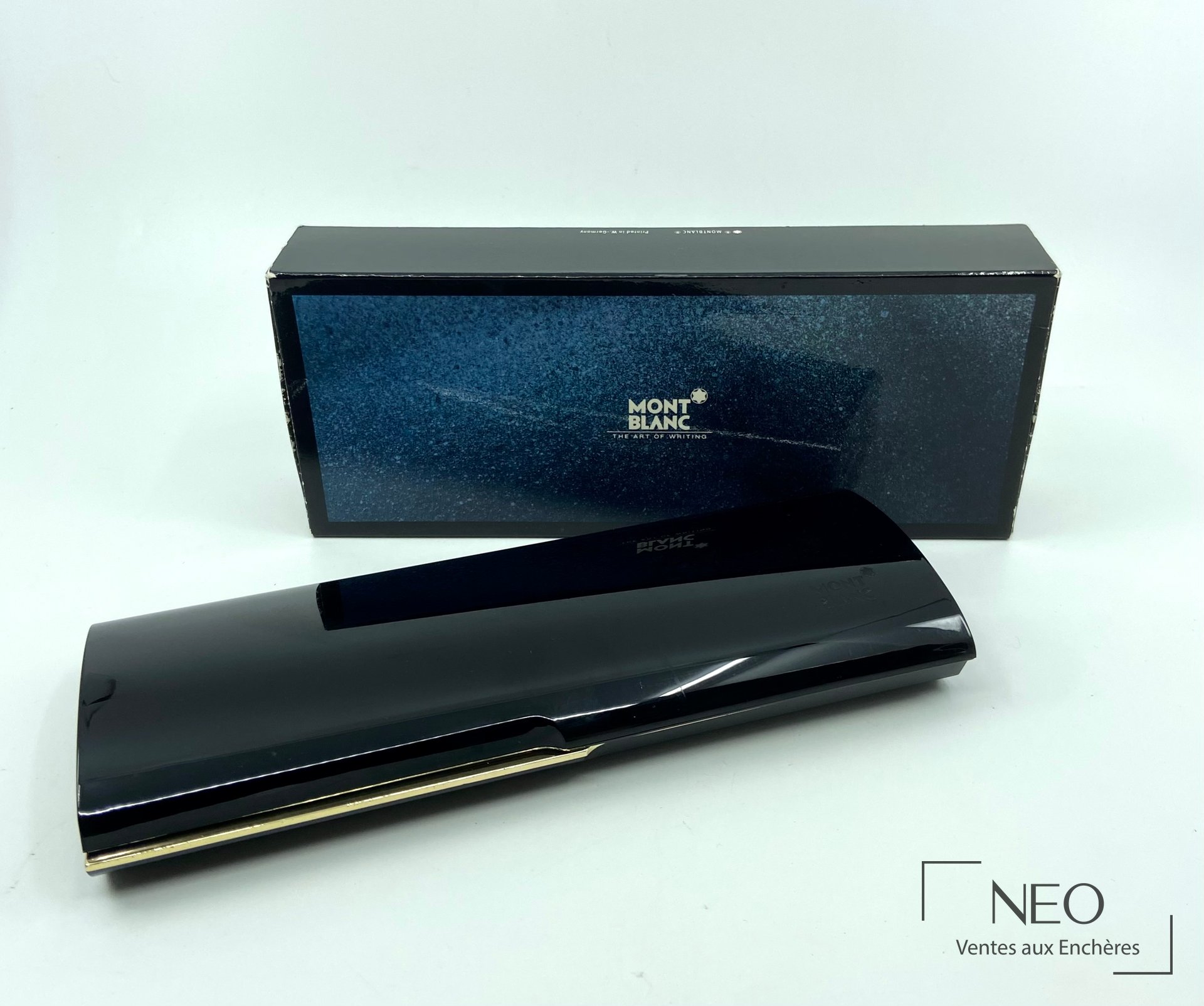 Montblanc Meisterstuck solitaire gold, stylo-plume plaqué or