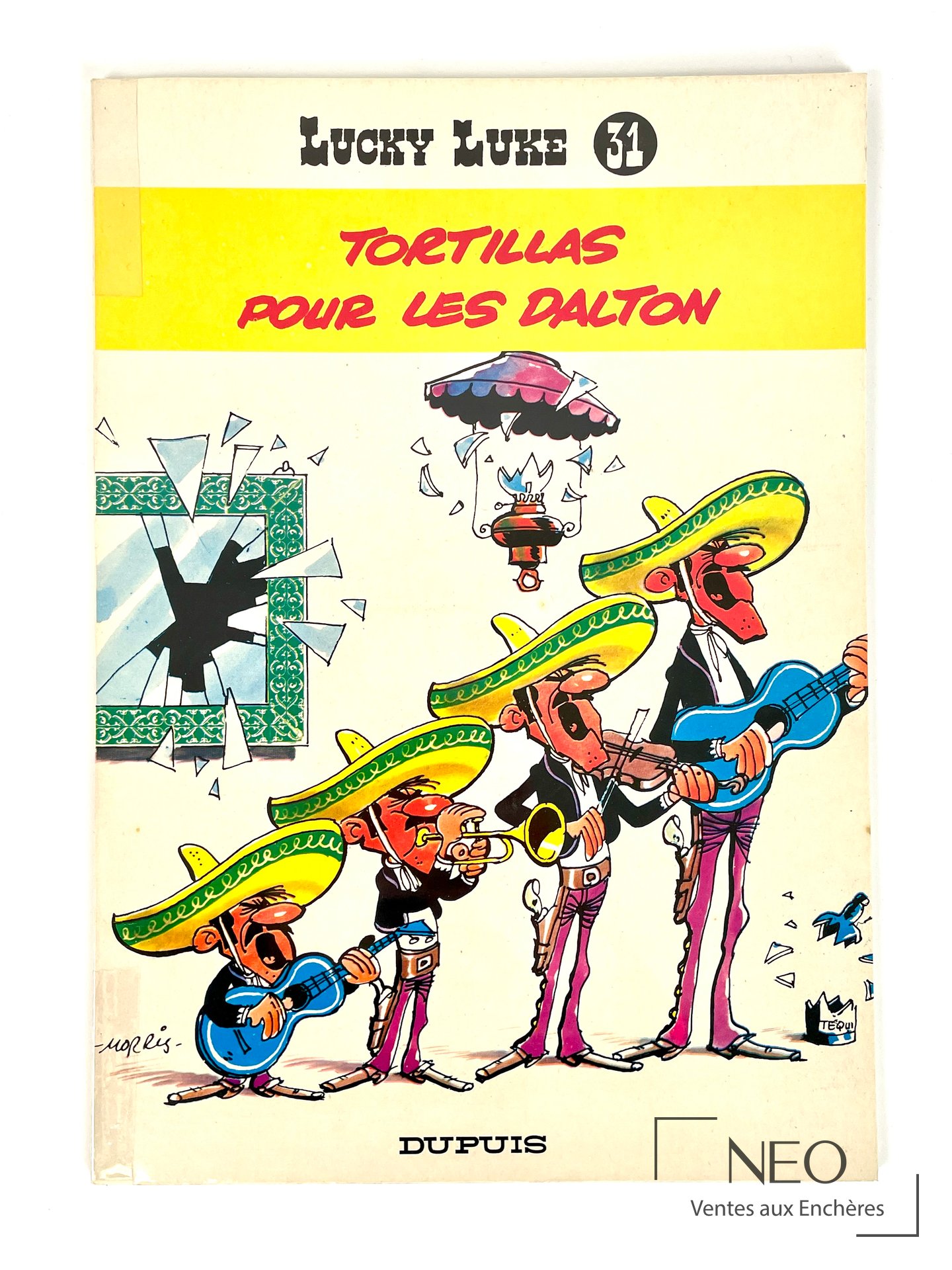 Lucky Luke Tortillas pour les Daltons de Morris, édition originale