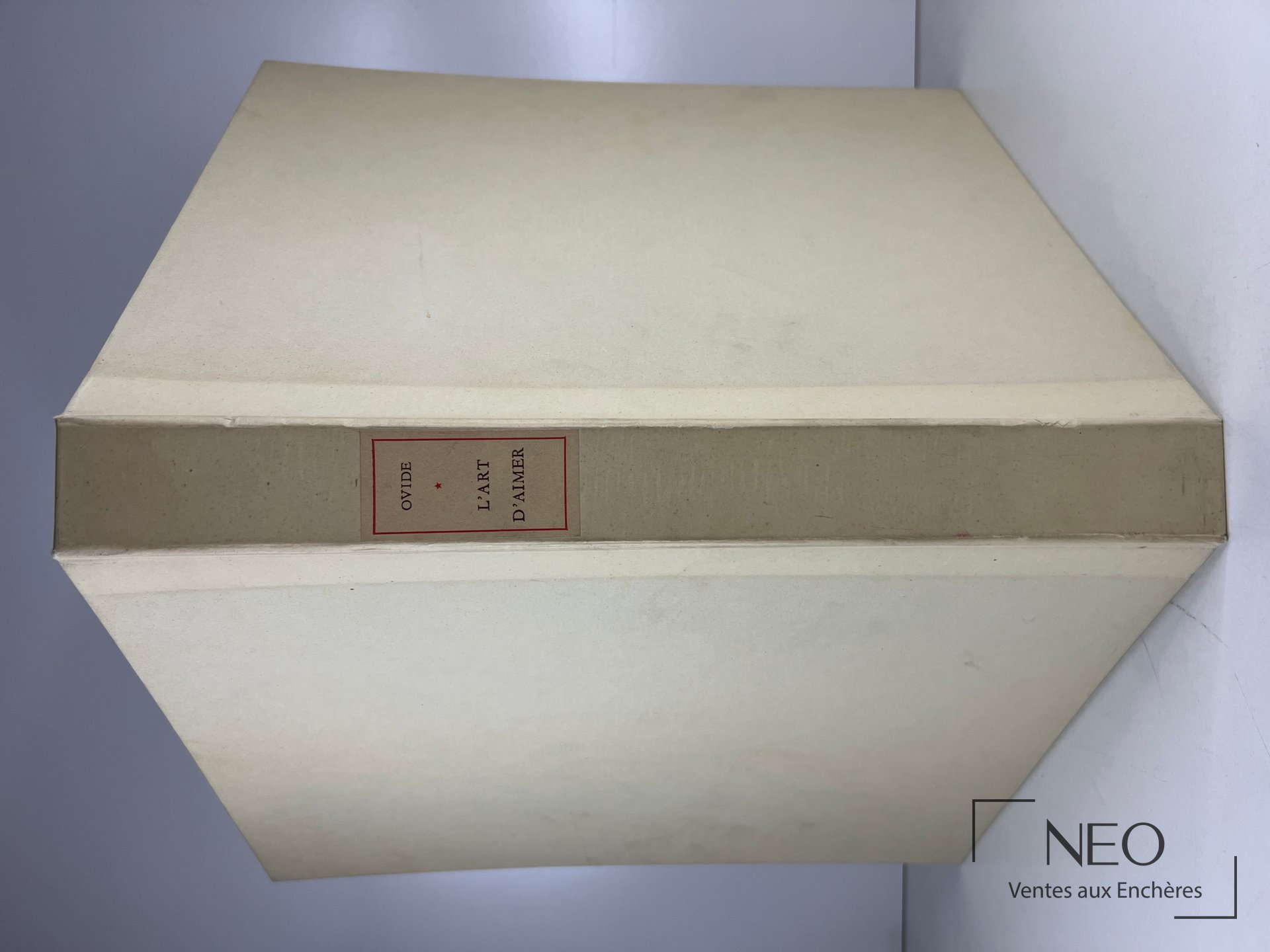 Ovide L&rsquo;art d&rsquo;aimer, édition numérotée en coffret