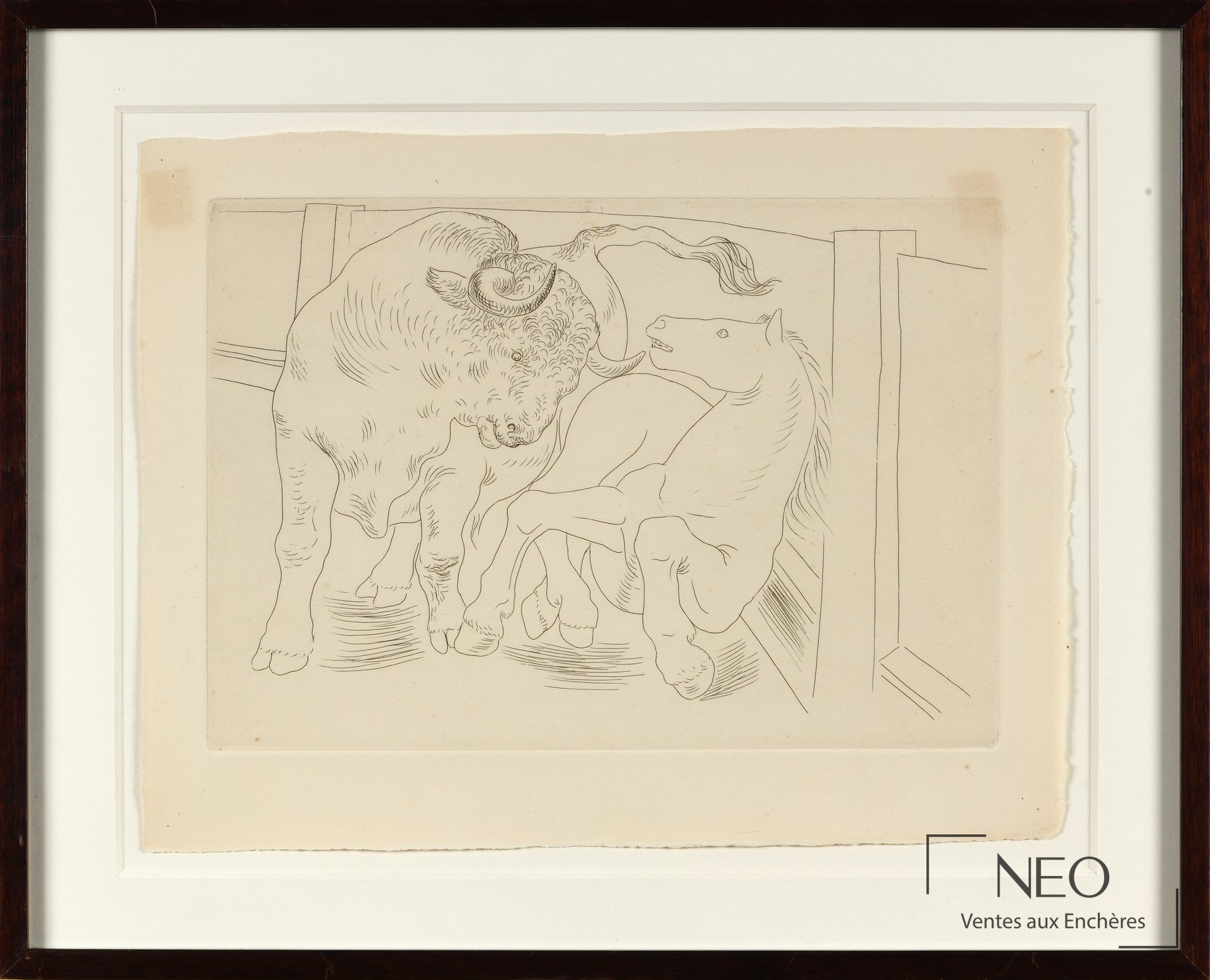 Pablo Picasso, Le Chef-d’œuvre inconnu, eau-forte, 1931