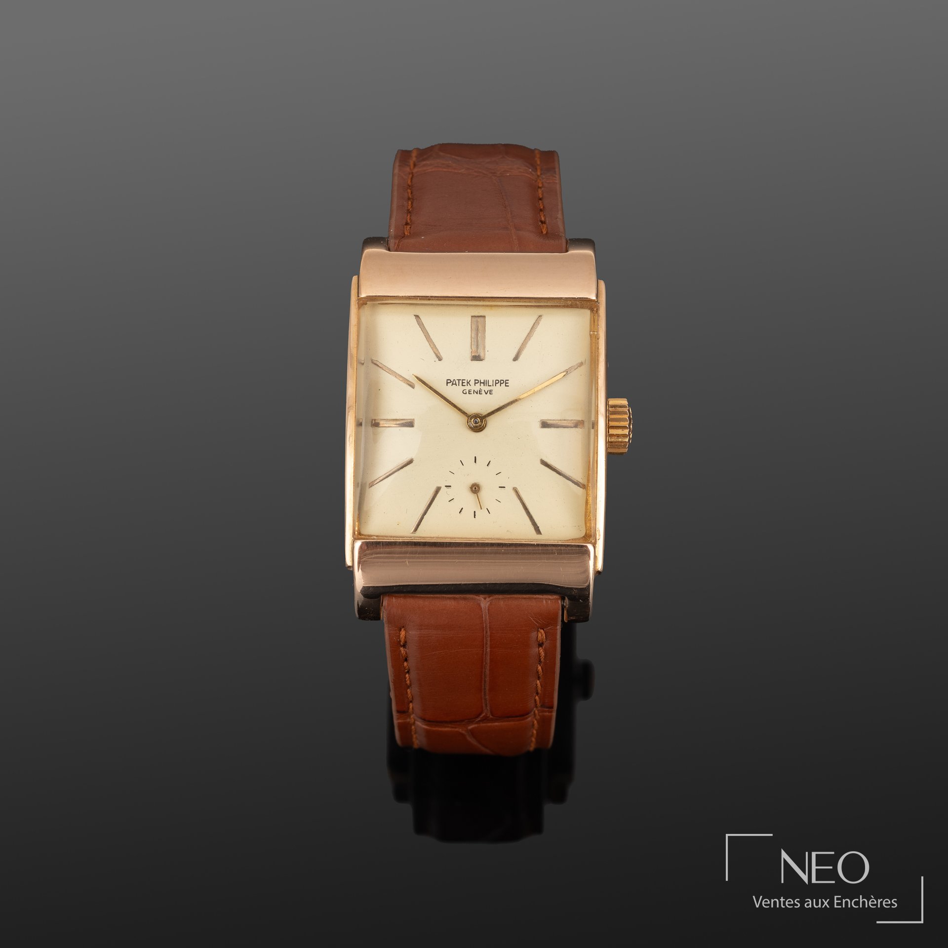 Patek Philippe montre bracelet rectangulaire référence 2479 vers 1950