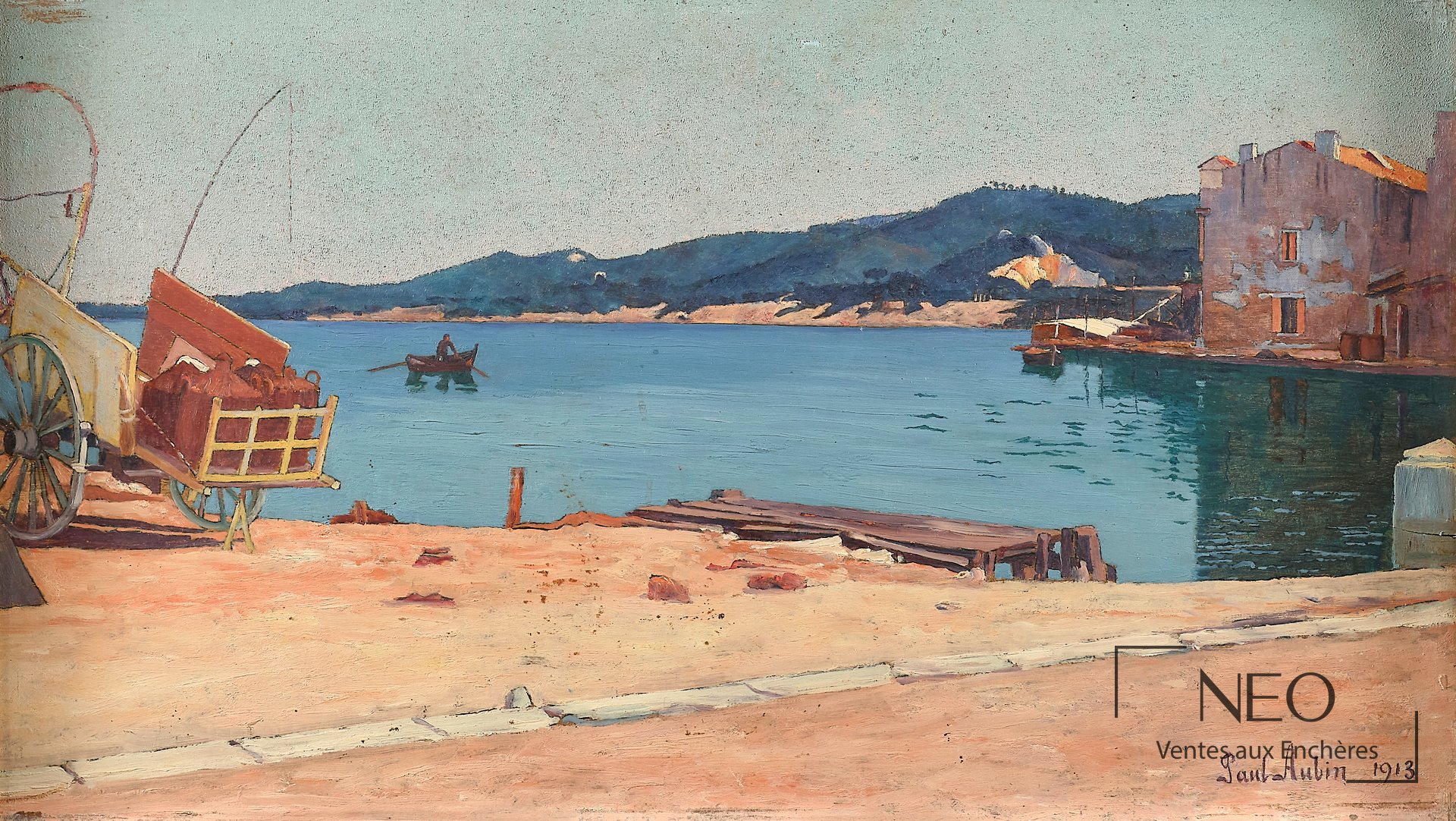 Vue d'ensemble de Port de Provence de Paul Aubin
