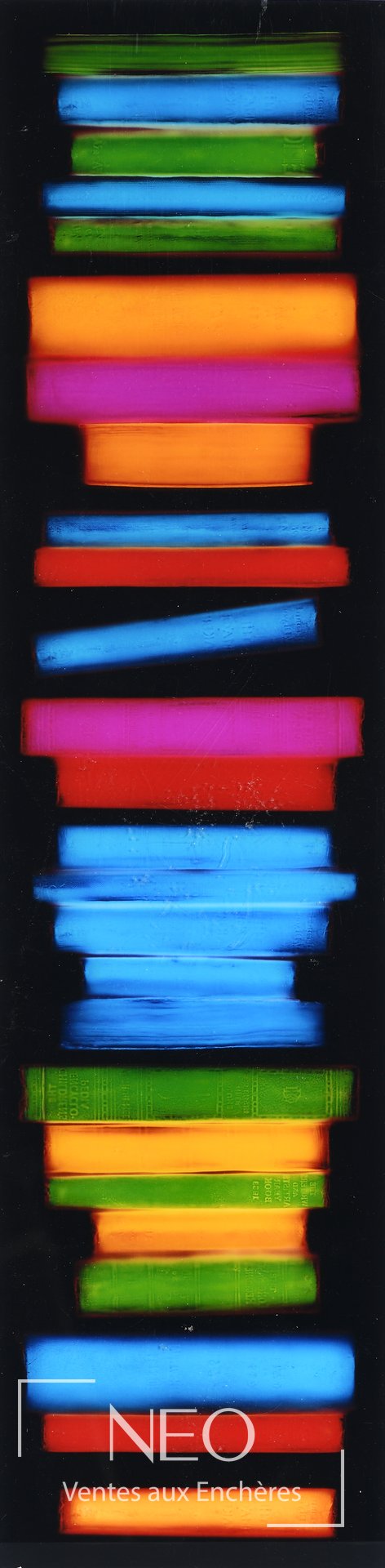 Penelope Davis, Bibliotheca, tirage photographique sous plexiglas