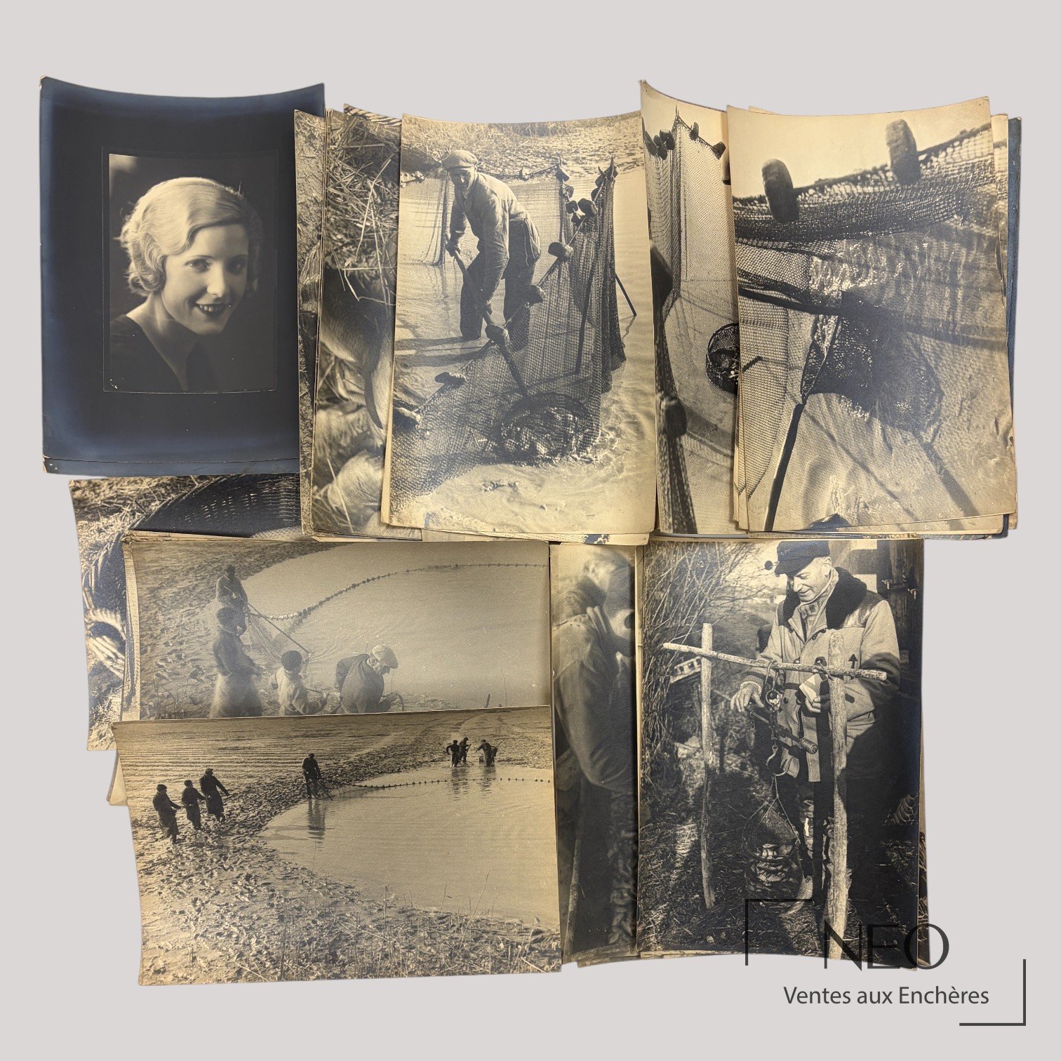Ensemble de photographies argentiques d&rsquo;époque par Blanc & Demilly et divers photographes