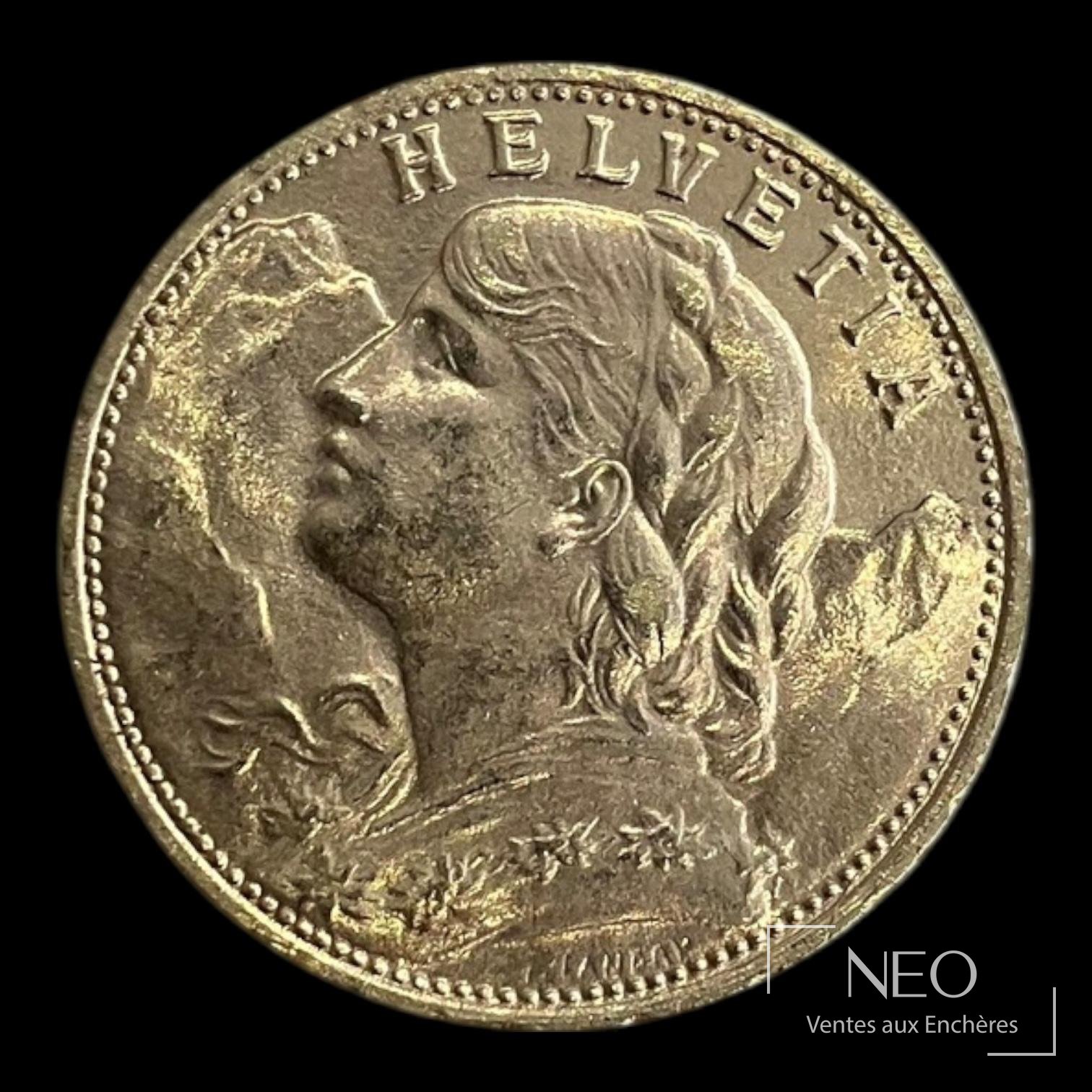 Pièce de 20 francs or Suisse, 1930