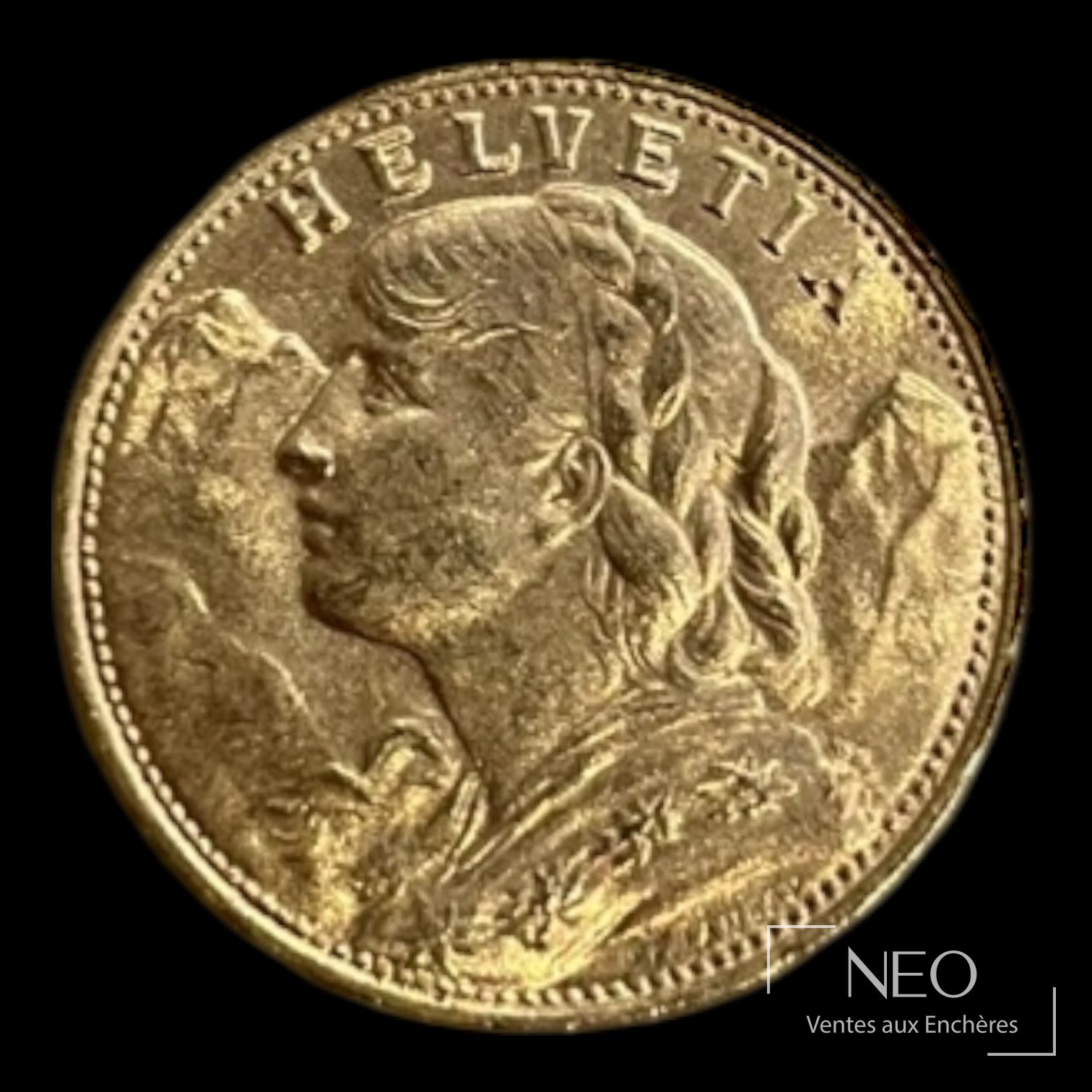 Suisse 1 pièce de 20 francs or 1935
