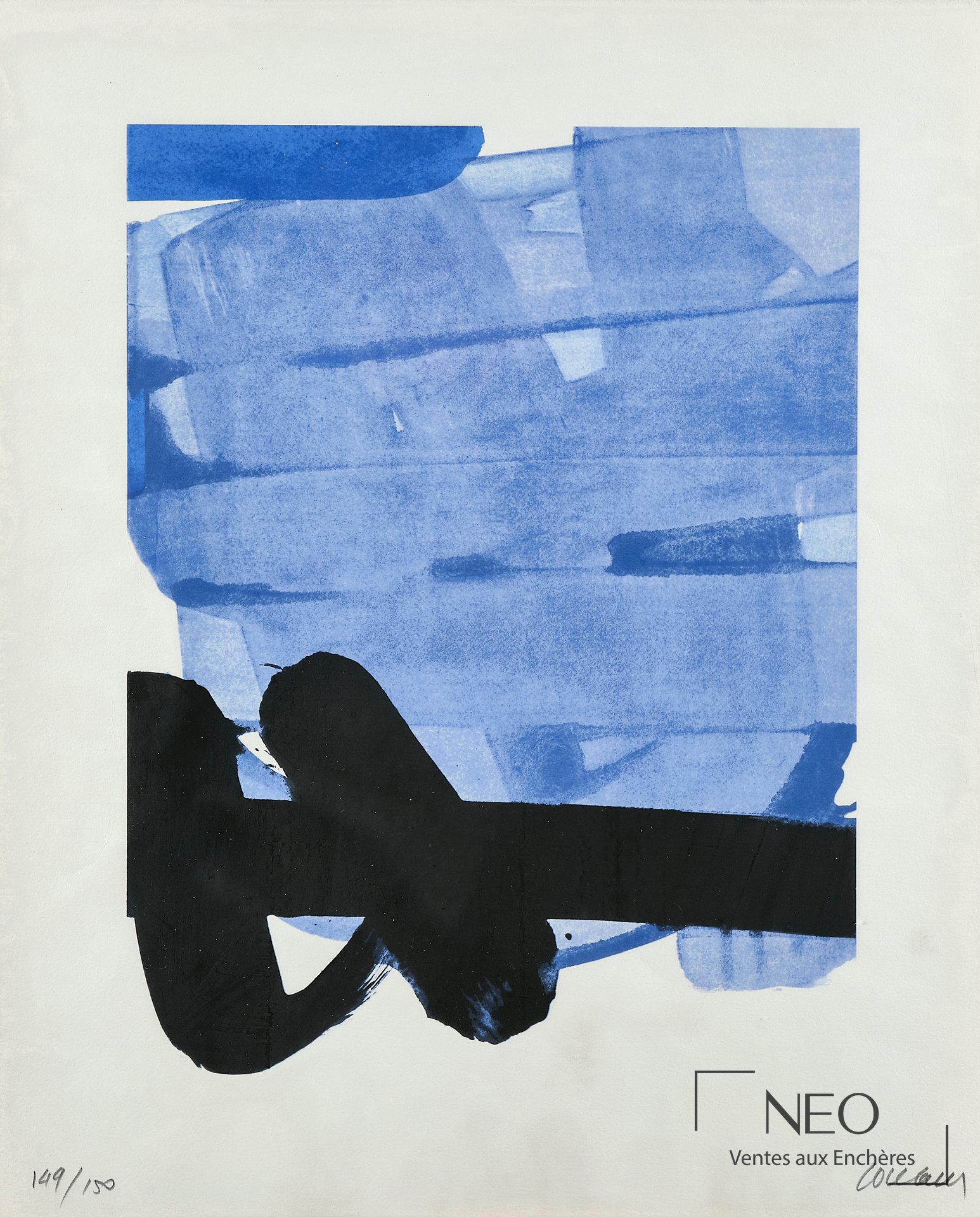 Pierre Soulages, Sérigraphie n°8, 1978