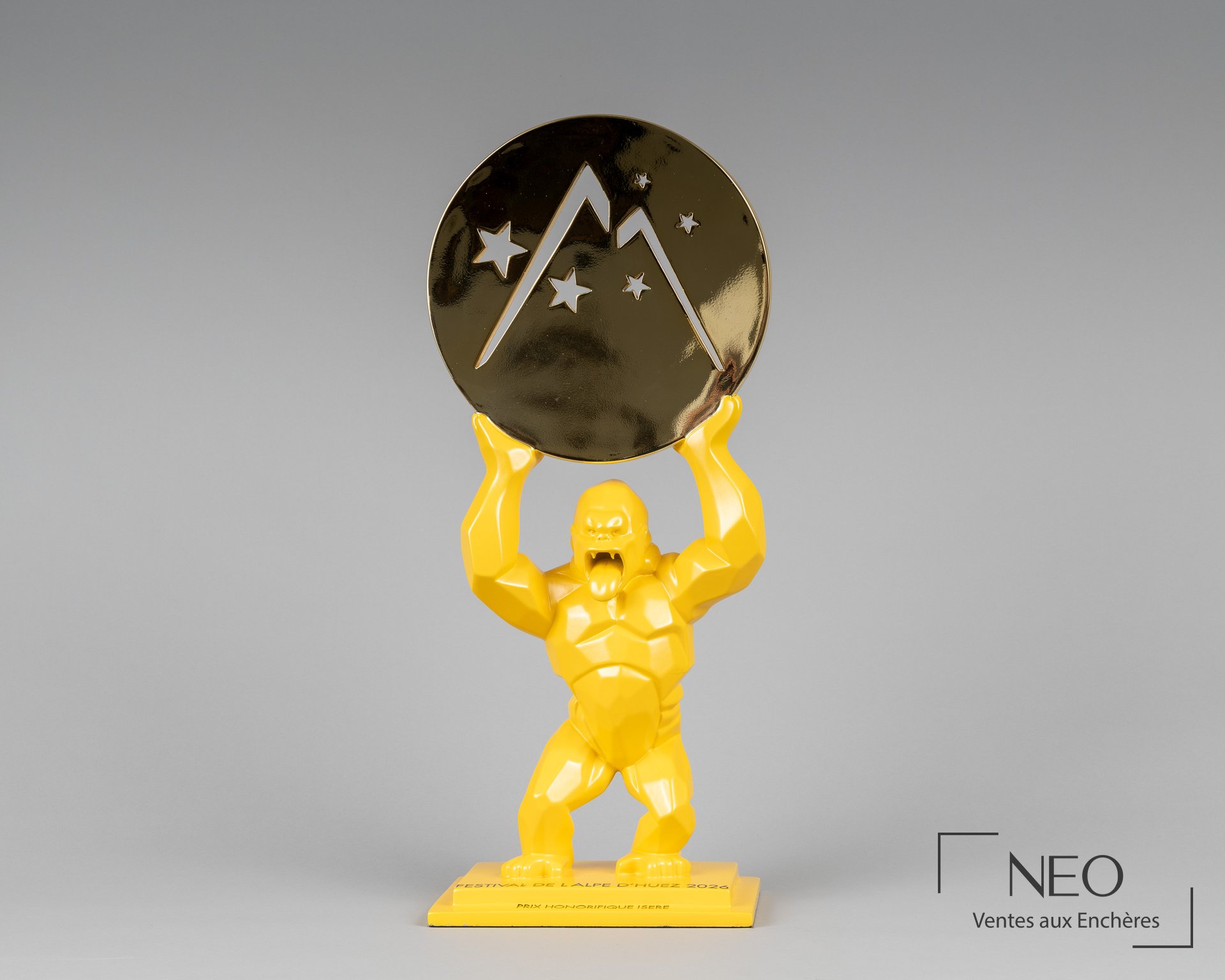 Richard Orlinski Kong Trophée Palmarès festival de l&rsquo;Alpe d&rsquo;Huez 2026