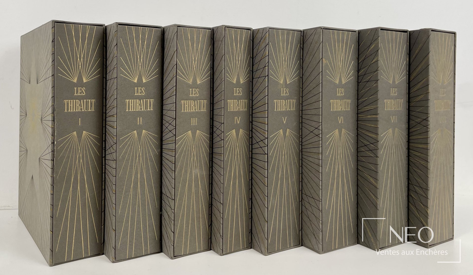Roger Martin du Gard Les Thibault, édition illustrée en 8 volumes