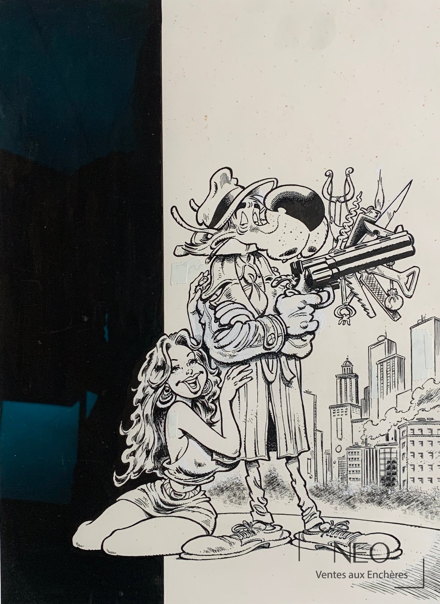 Roger Widenlocher Coyote Bill, couverture de Salade de plomb pour Miss Pamela