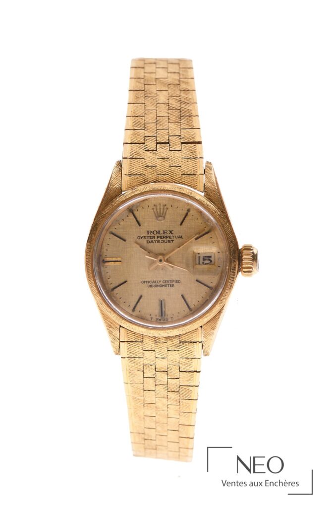 Montre Rolex Datejust Lady en or jaune