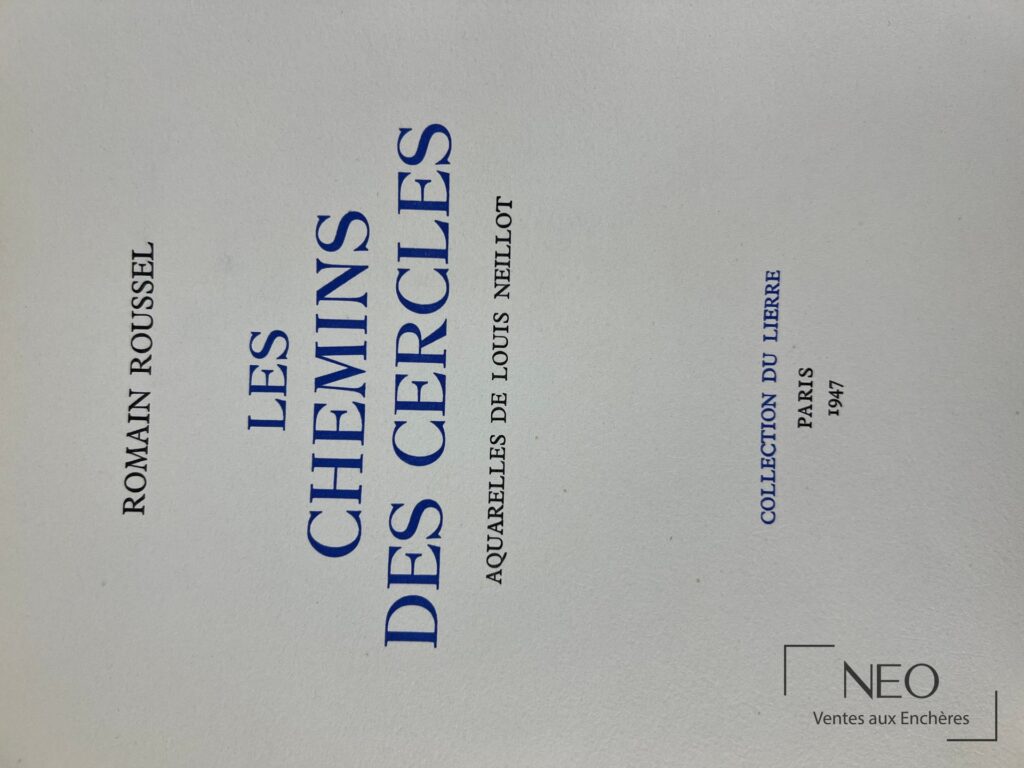 Page de titre de Les chemins des cercles de Romain Roussel