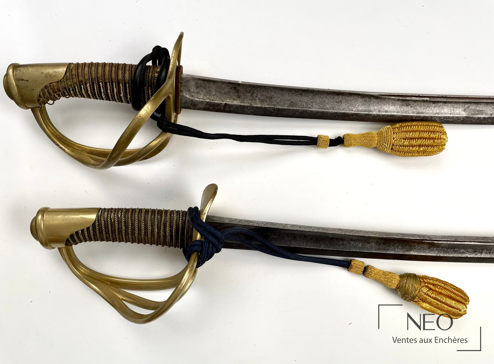 Sabre de cavalerie légère modèle 1822, lame de Châtellerault