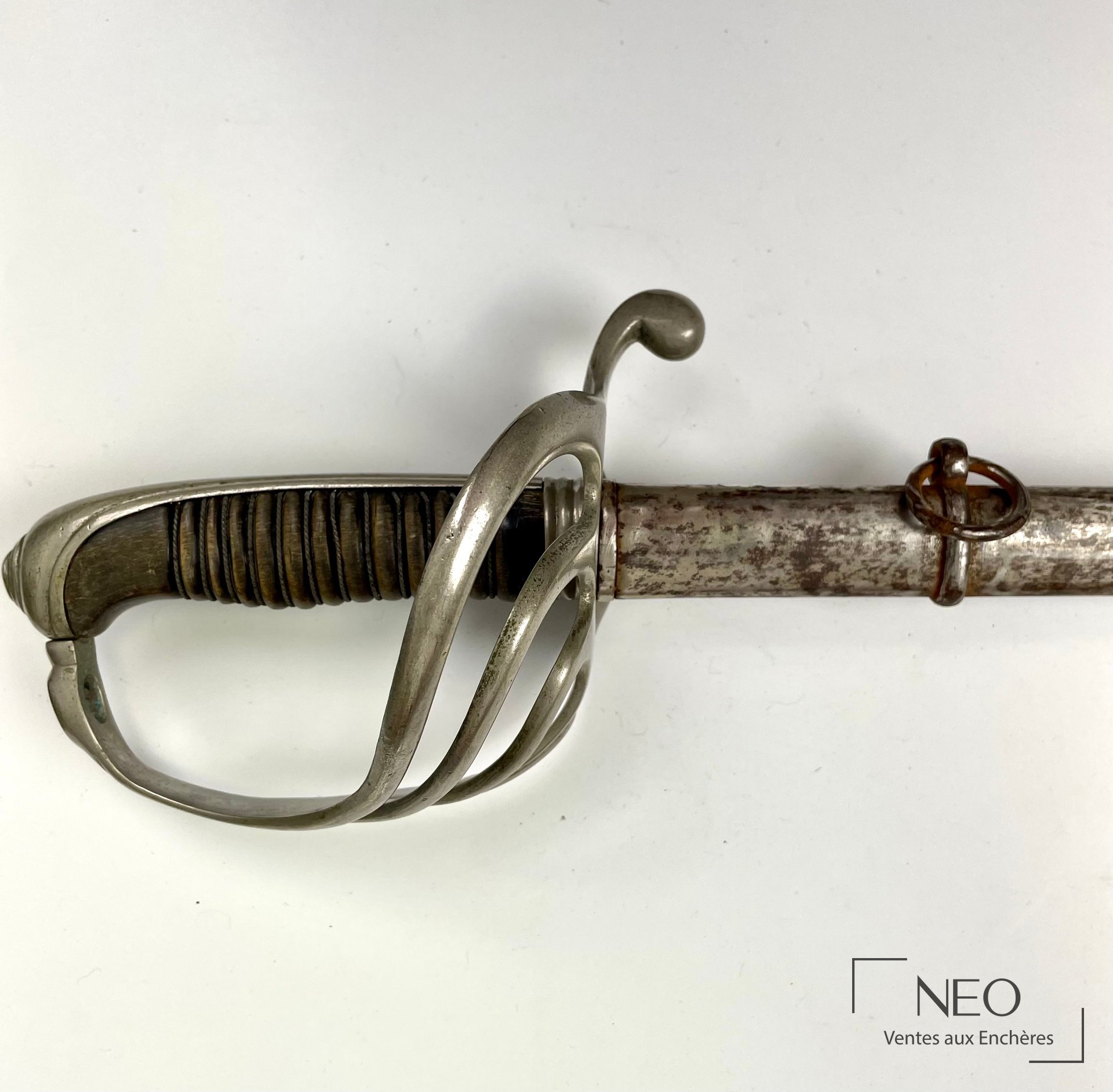 Sabre d’officier d’infanterie modèle 1882, garde à quatre branches