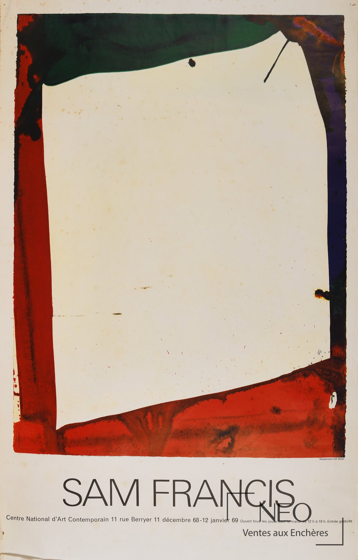 Affiche Sam Francis d'après
