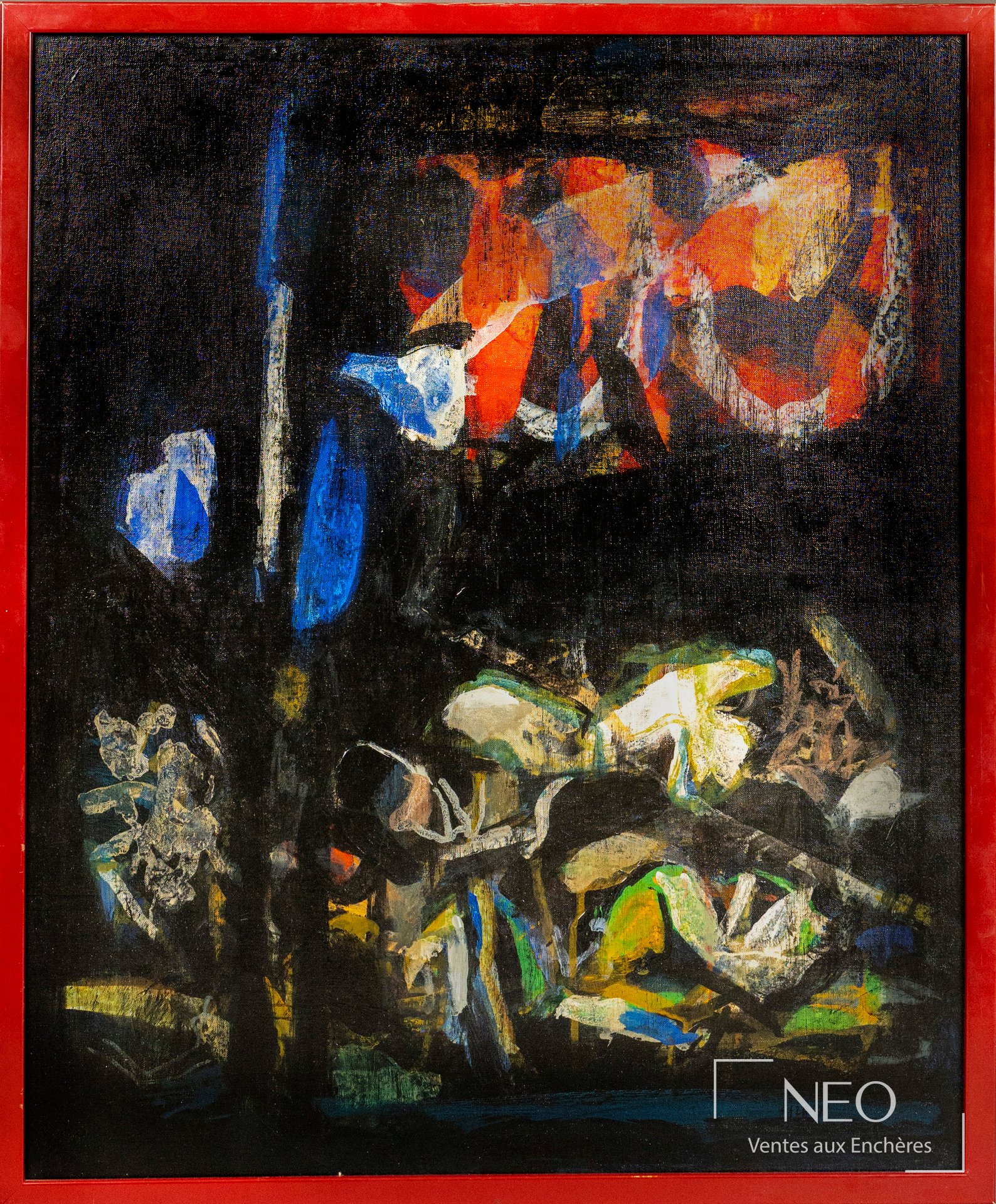 Sayed Haider Raza, Cantique, 1971, huile sur toile