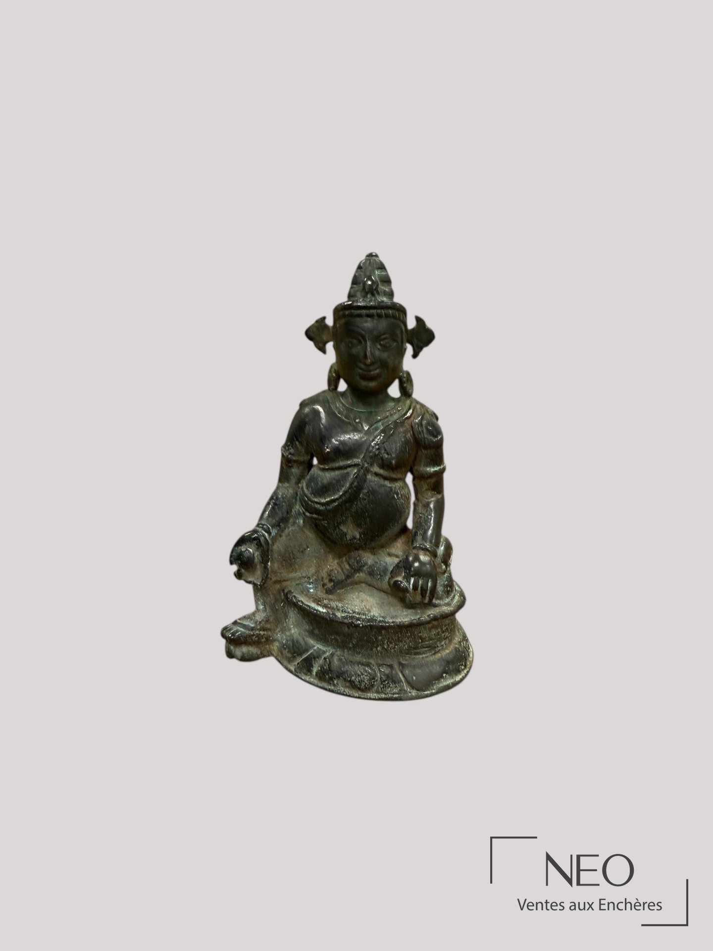 Statuette de Jambhala, Inde, probablement période Pāla, XIe-XIIe siècle