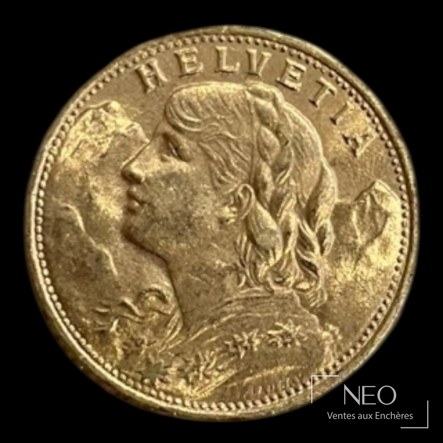 Suisse 1 pièce de 20 francs or, 1922