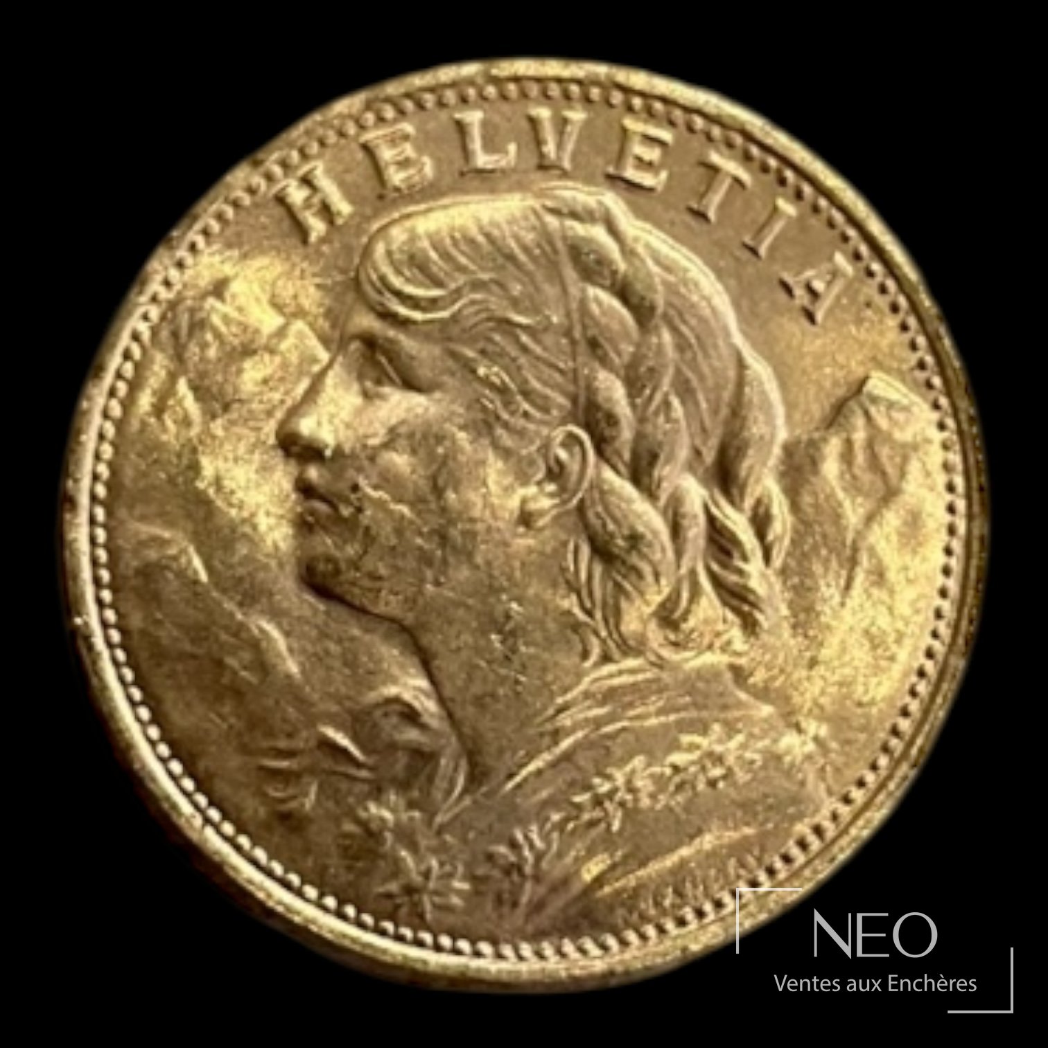 Suisse 1 pièce 20 francs or 1930