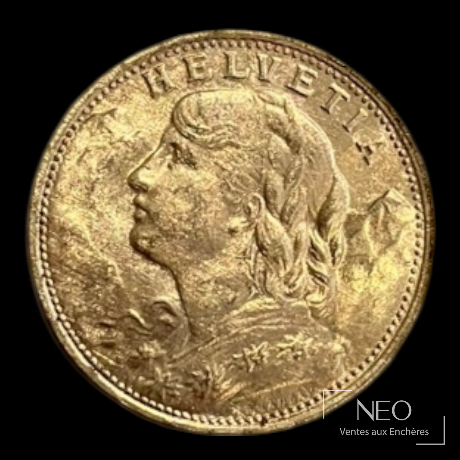 Suisse 1 pièce de 20 francs or, 1922