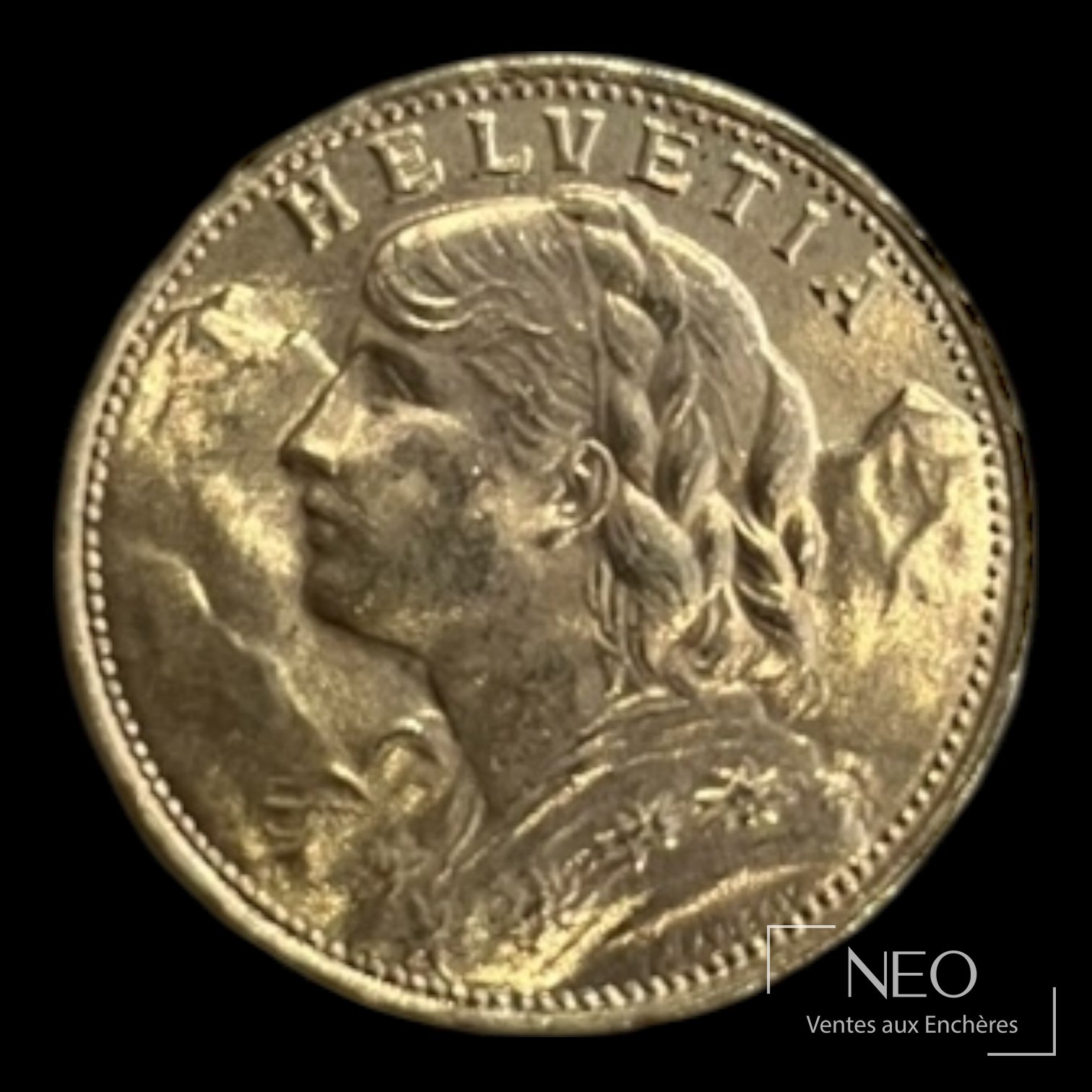 Suisse 1 pièce de 20 francs or 1935