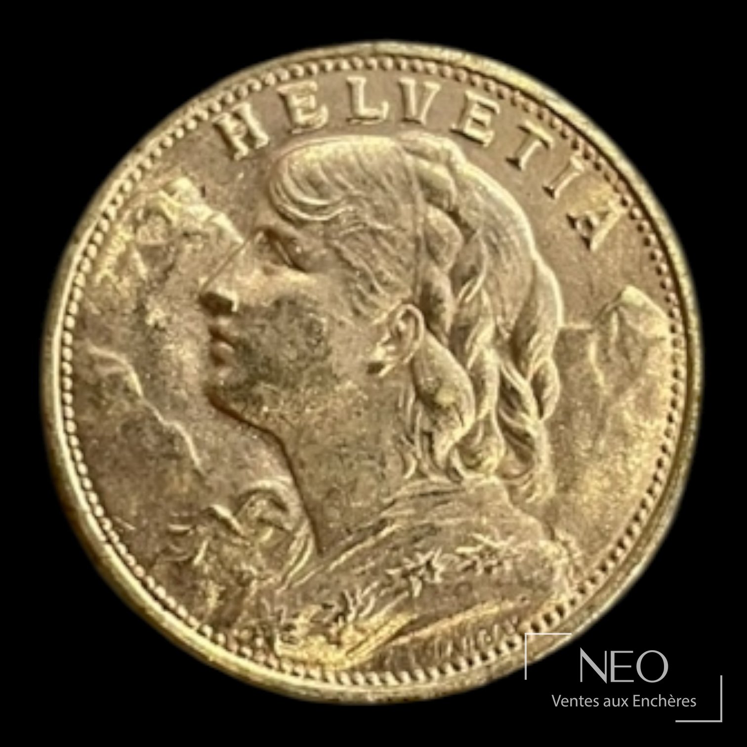 Suisse 1 pièce de 20 francs or, 1922