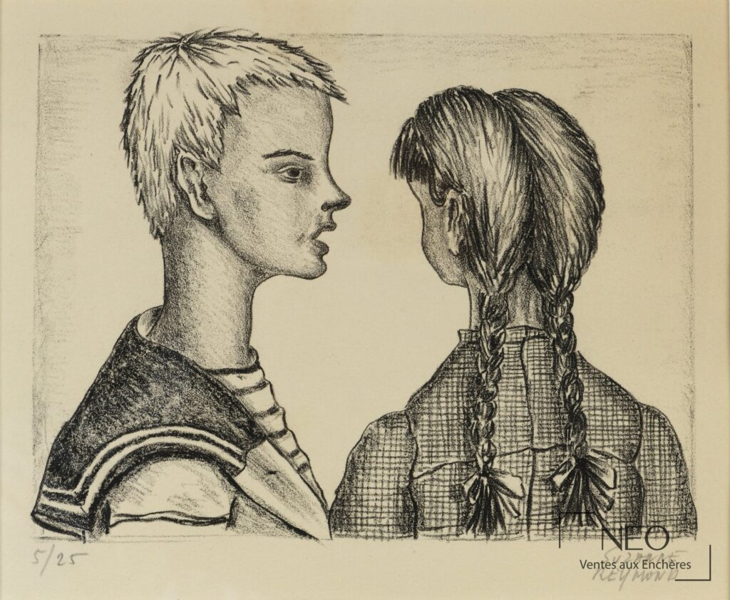 Lithographie signée Suzanne Reymond