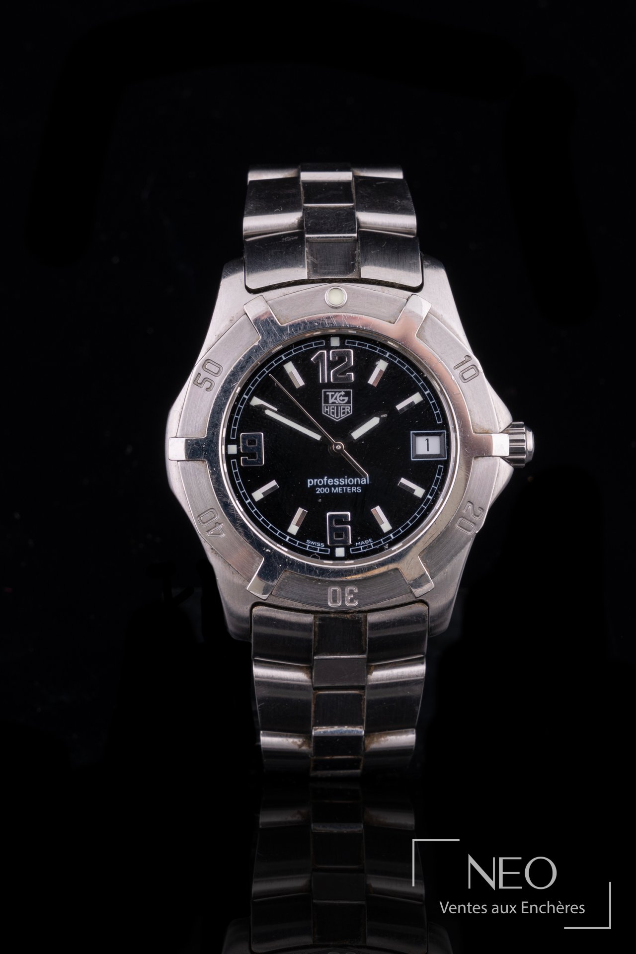 TAG Heuer Professional 200 mètres, montre de plongée mixte en acier