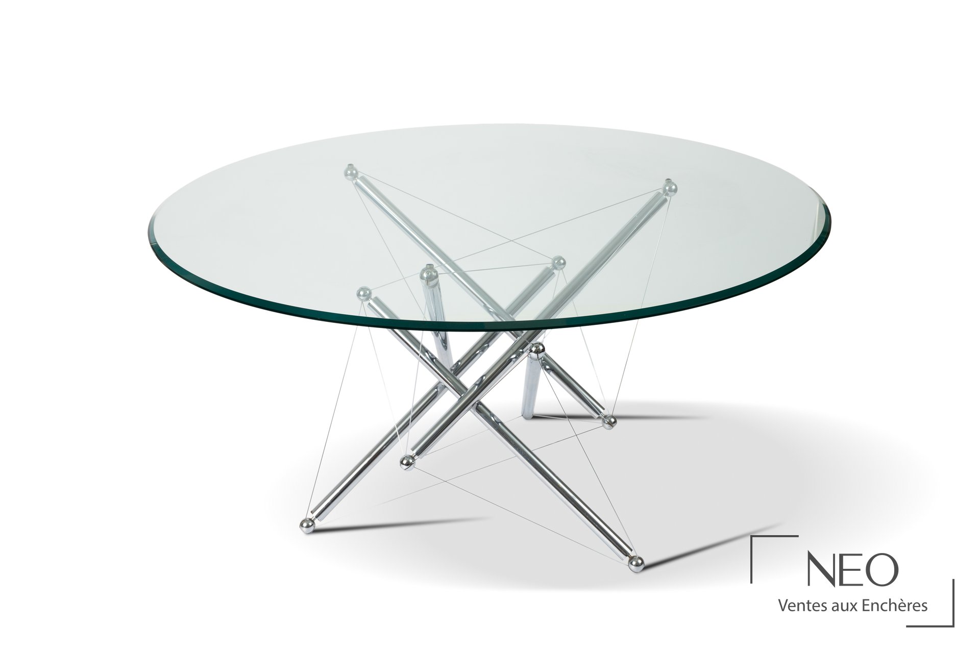 Théodore Waddell Table de salle à manger modèle 714, 1978