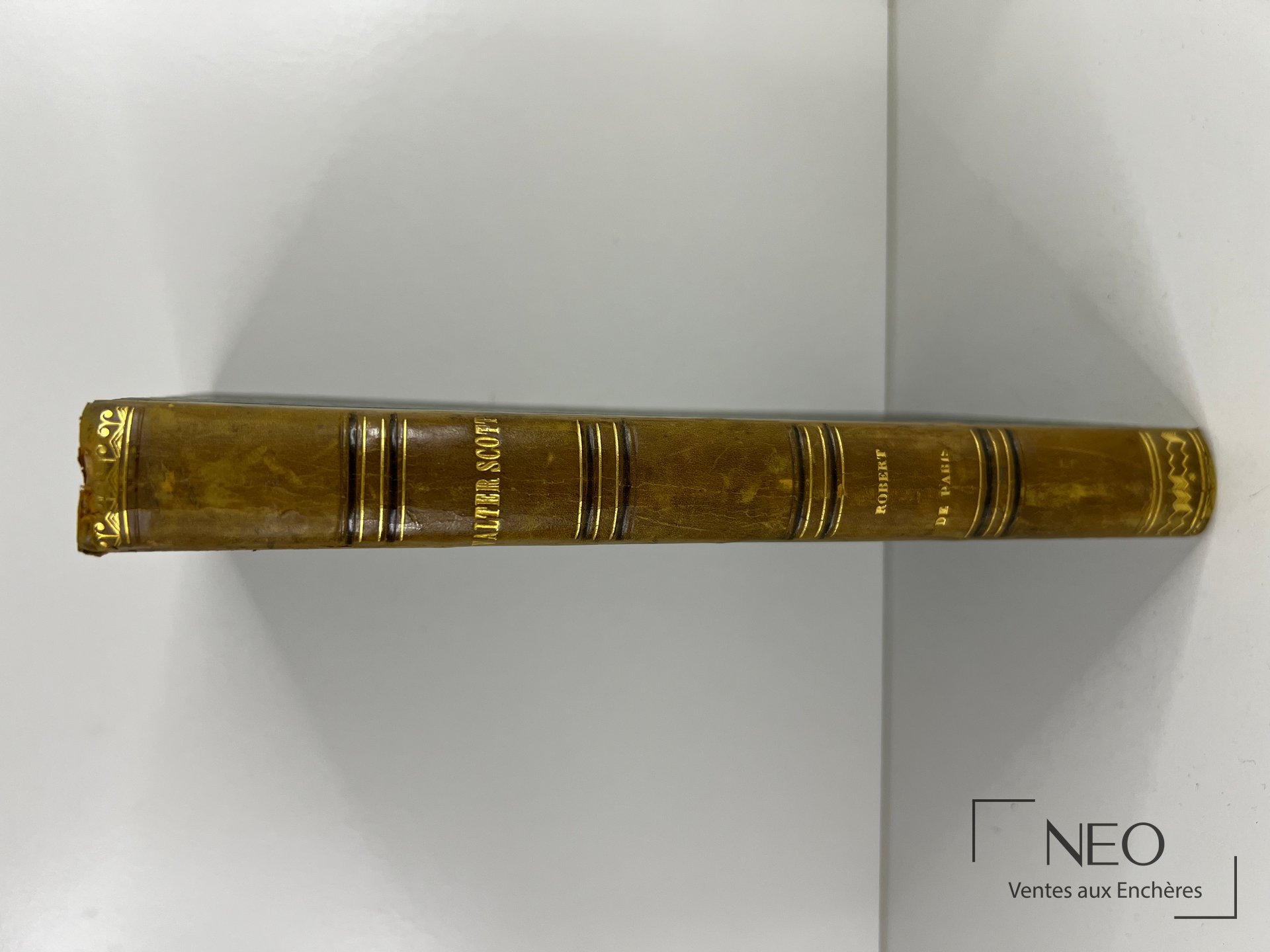 Walter Scott Le compte Robert de Paris, édition Armand-Aubrée 1832